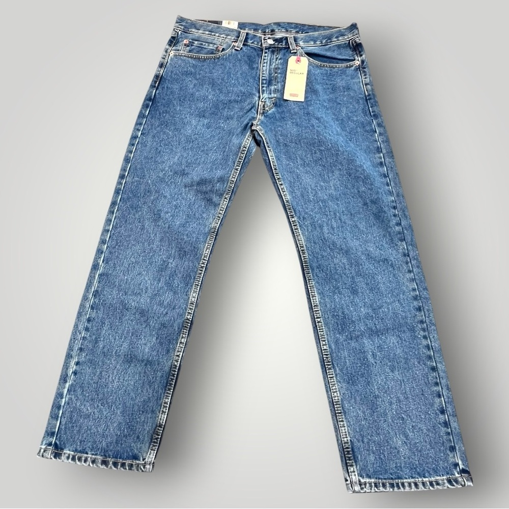 *Levi Strauss 505 Blue Denim Jeans Regular Fit (#2)